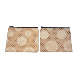 Floral Pouch Dots
